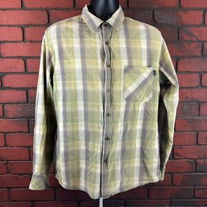 Matix Men’s Large Checkered Button-Up Shirt – Casual, Classic, Slim Fit